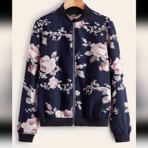 Floral print jacket